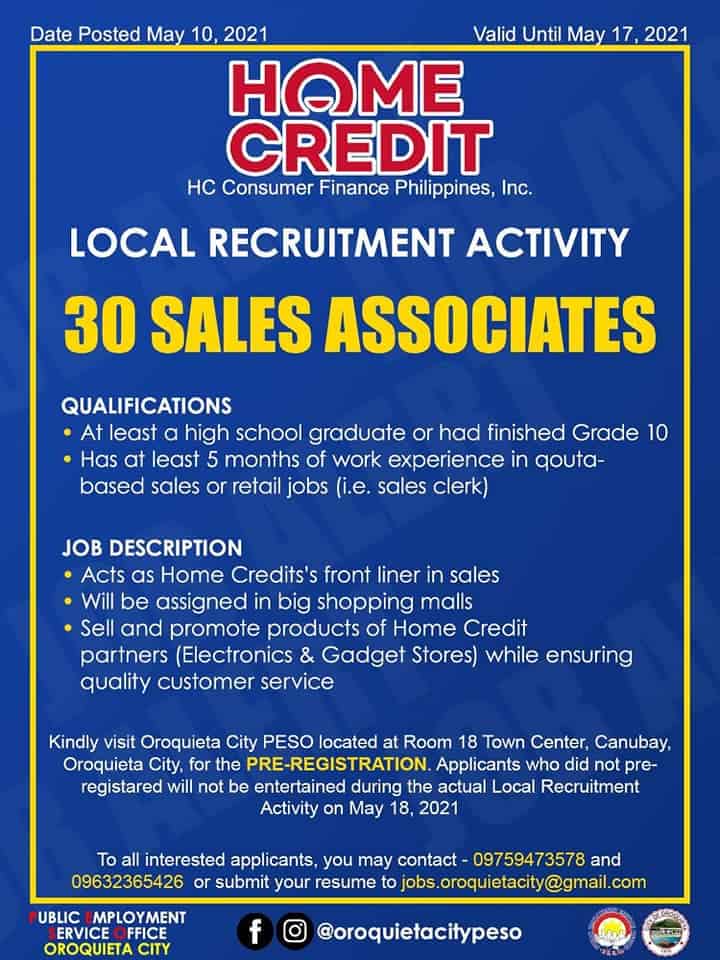 sales-associates-job-hiring-oroquieta-ozamiz-tangub