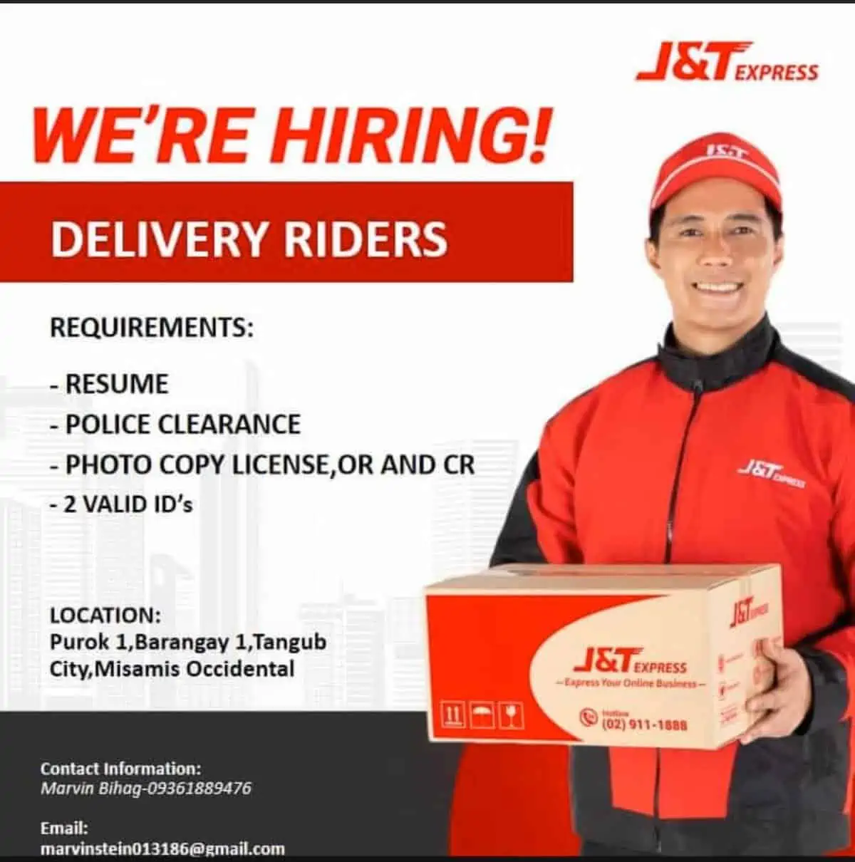 Delivery Riders Job Hiring