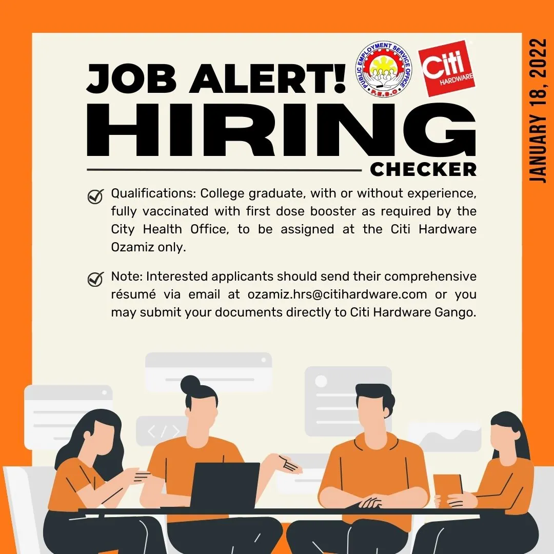 Checker Job Hiring at Citi Hardware