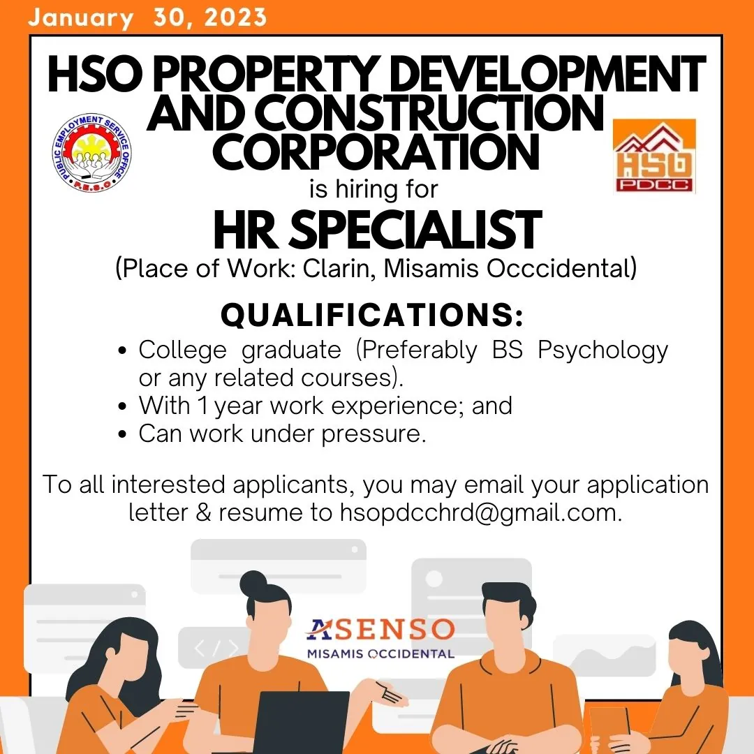 HR Specialist Job Hiring